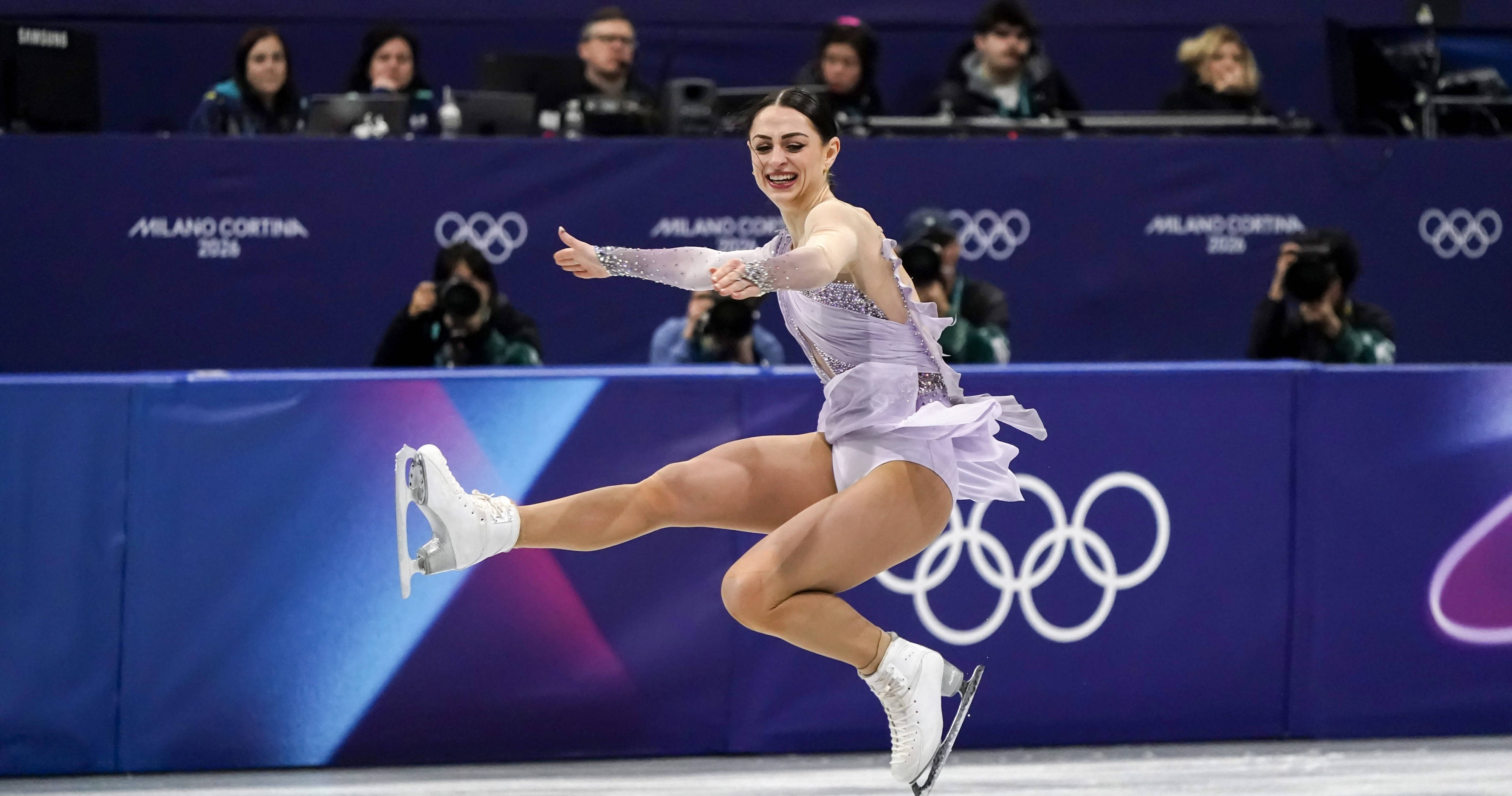 Julia Sauter, exercițiu spectaculos la patinaj artistic! Pe ce loc se află românca în clasamentul LIVE