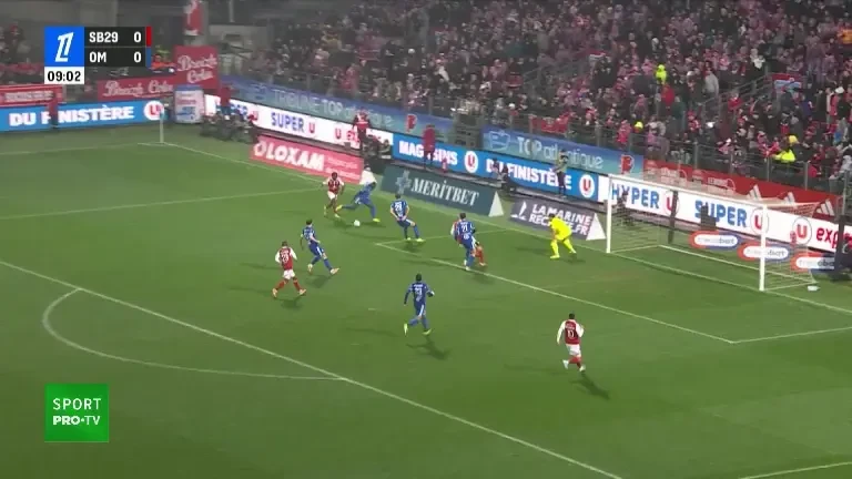 Brest deschide scorul în duelul cu Marseille, exclusiv pe VOYO acum