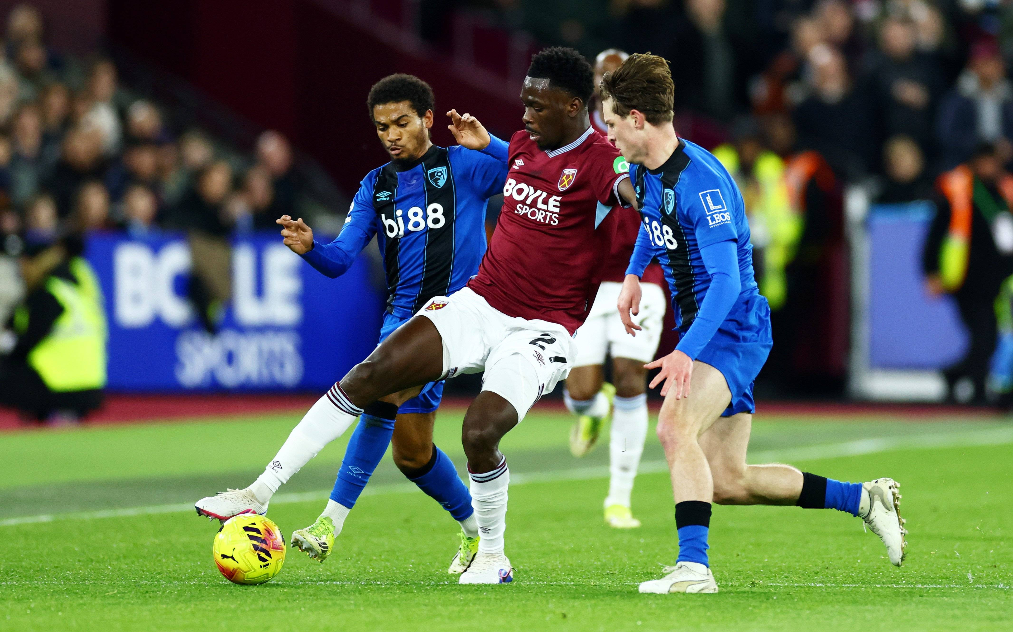 West Ham - Bournemouth 0-0, ACUM, pe VOYO! Gazdele, disperate să scape de retrogradare