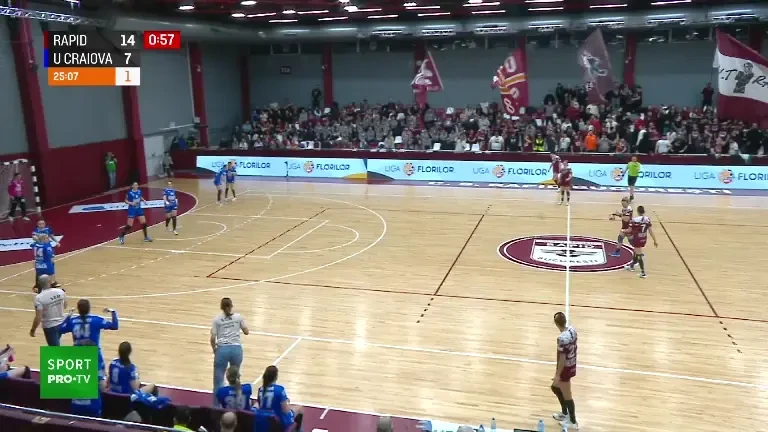 Olimpiu Moruțan, în tribune la Rapid București - SCM Craiova 31-22