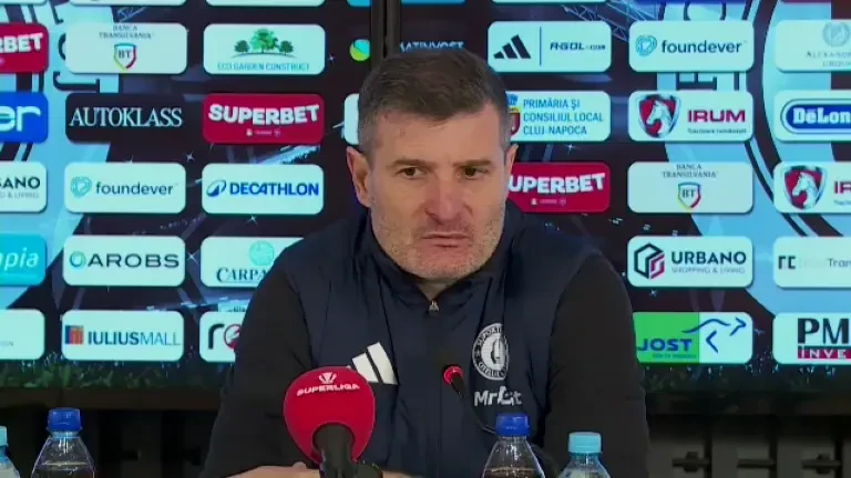 Laszlo Balint, conferință de presă după U Cluj - Oțelul Galați 4-0