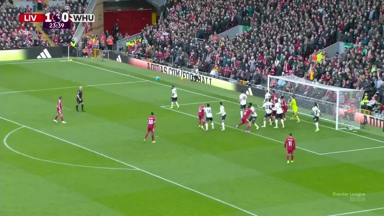 Liverpool - West Ham, VOYO: Virgil van Dijk își trece numele pe tabela de marcaj (24')