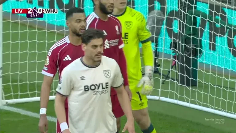 Liverpool - West Ham, VOYO: Mac Allister înscrie în finalul primei părți