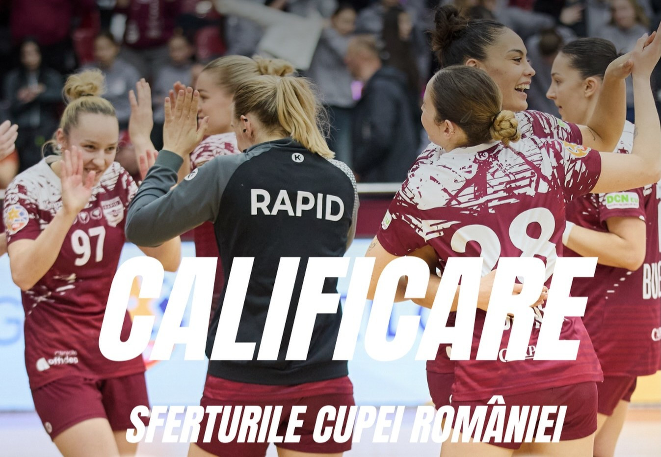 Meciurile din sferturile Cupei României! Rapid s-a distrat cu o echipă din liga a doua