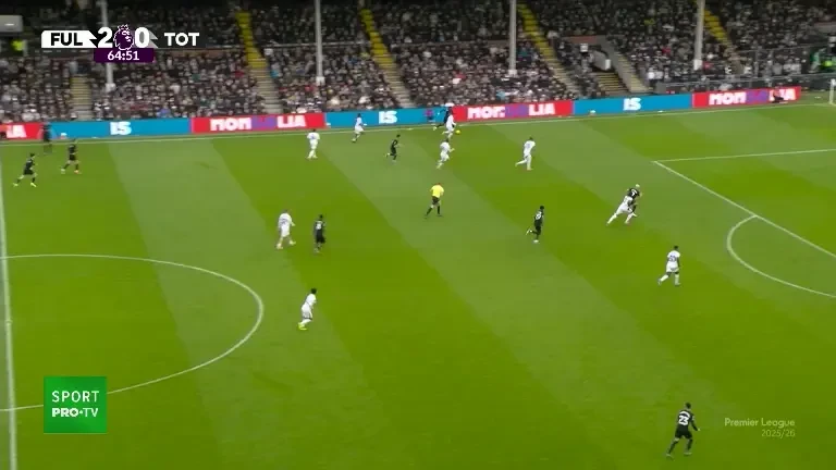 Fulham - Tottenham, pe VOYO | Richarlison reduce din diferență în minutul 66 (01/03/2026)