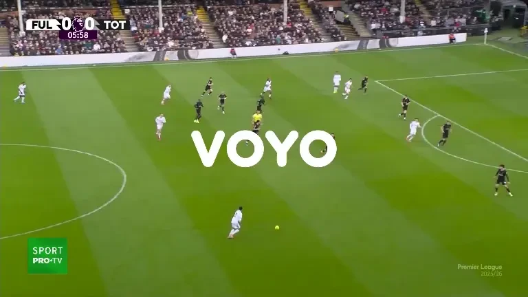 Fulham - Tottenham 2-1, rezumatul partidei cu Radu Drăgușin titular, transmise exclusiv de VOYO