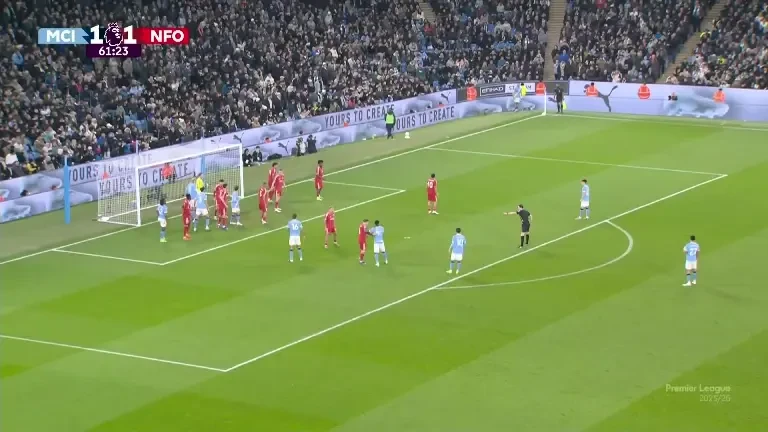 Manchester City - Nottingham Forest | Minutul 62: GOL Manchester City!