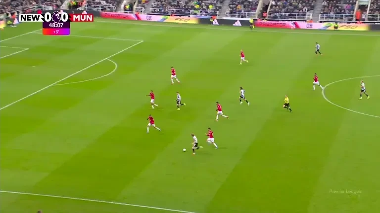 Newcastle - Manchester United | Minutul 45+6: GOL Newcastle!