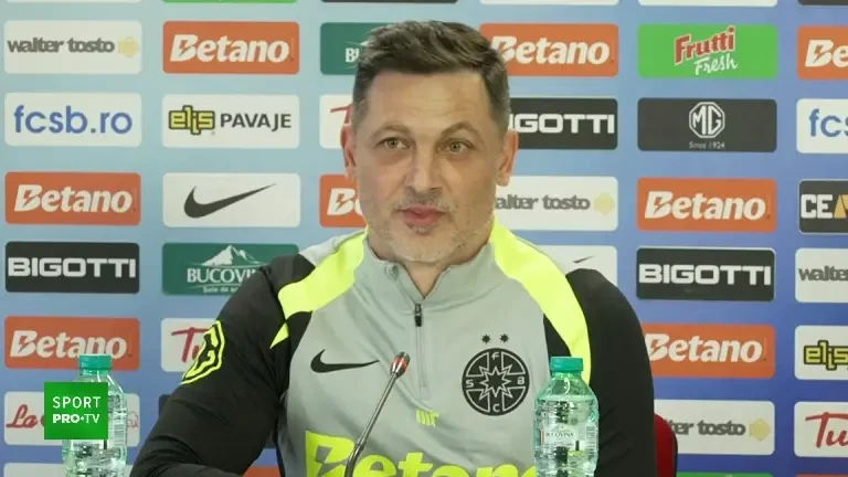 Conferință de presă prezentare Mirel Rădoi. Revenirea la FCSB, explicată de fostul antrenor al Craiovei