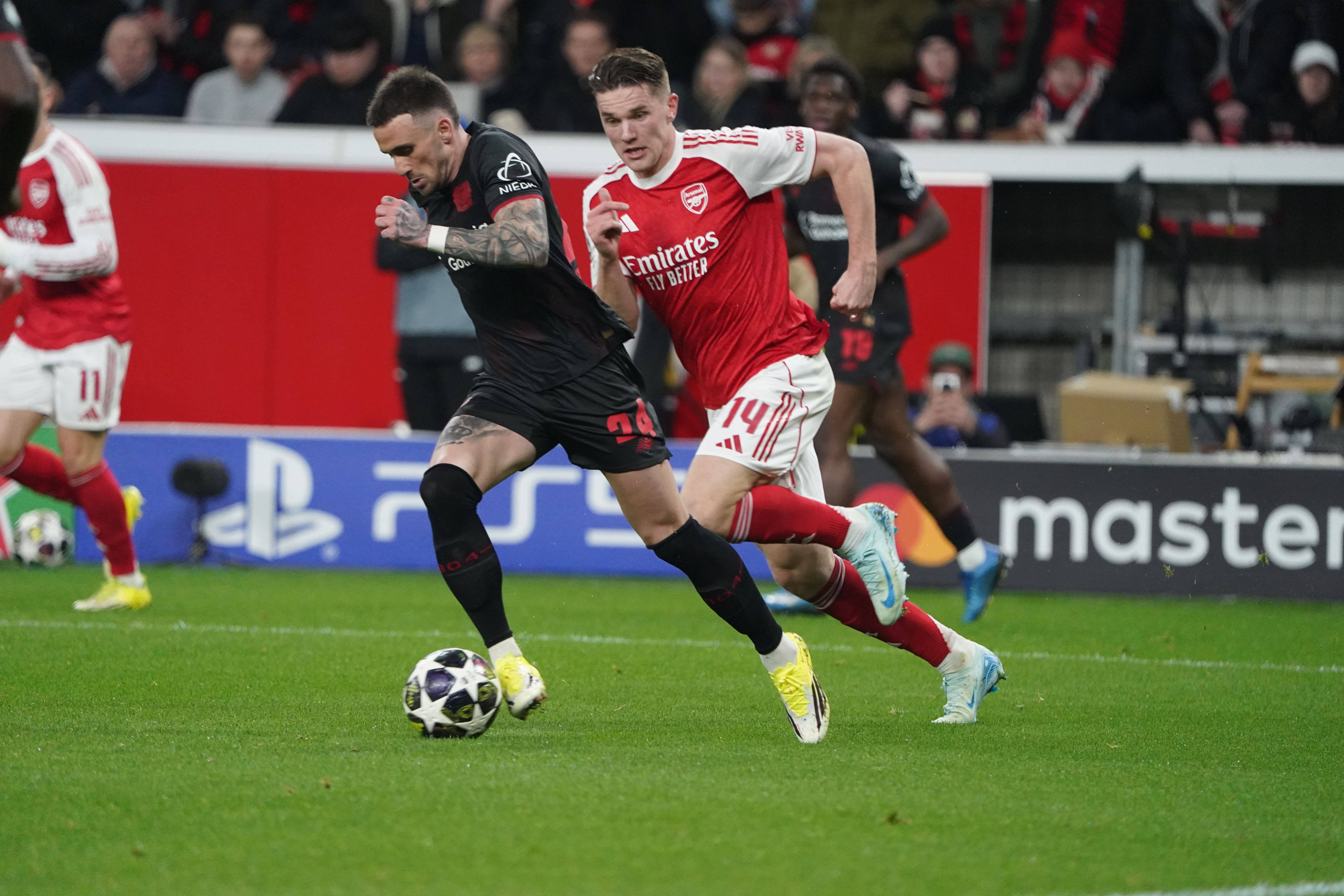 Fostul dinamovist Aleix Garcia, al doilea cel mai bun jucător al meciului Bayer Leverkusen - Arsenal! Cifre fantastice în acest sezon