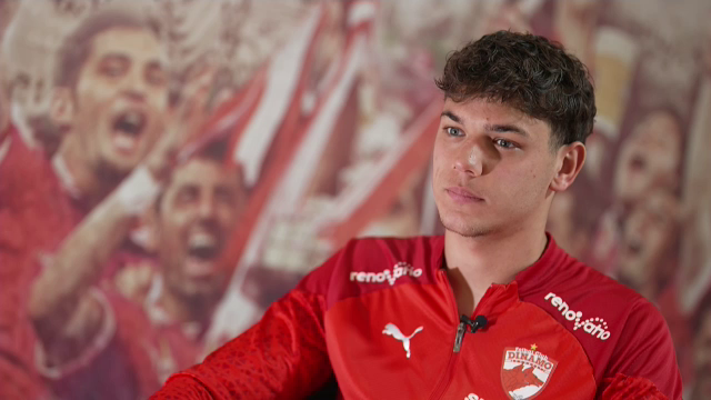 Titular în premieră la Dinamo chiar în derby-ul cu Rapid: "O mare emoție!"