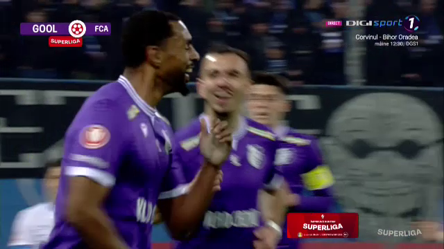 Adel Bettaieb, gol de senzație în Universitatea Craiova - FC Argeș! Oltenii, rămași fără replică pe „Ion Oblemenco”