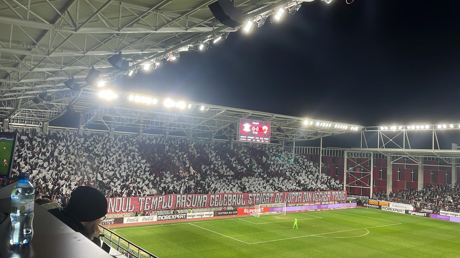 Atmosferă de senzație la Rapid - Dinamo! Giuleștenii, coregrafie impresionantă