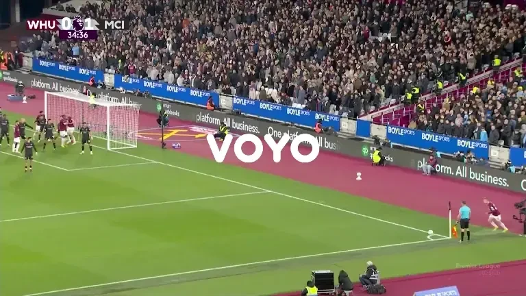S-a marcat al doilea gol în West Ham - Manchester City, acum pe VOYO