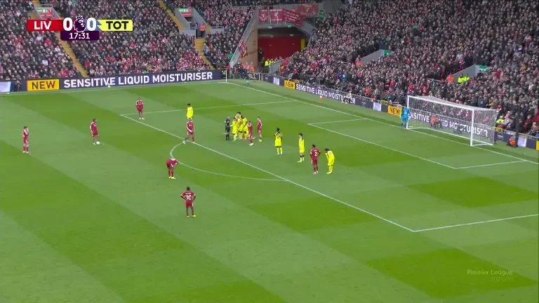 Liverpool spurs min 19 gol 1 0