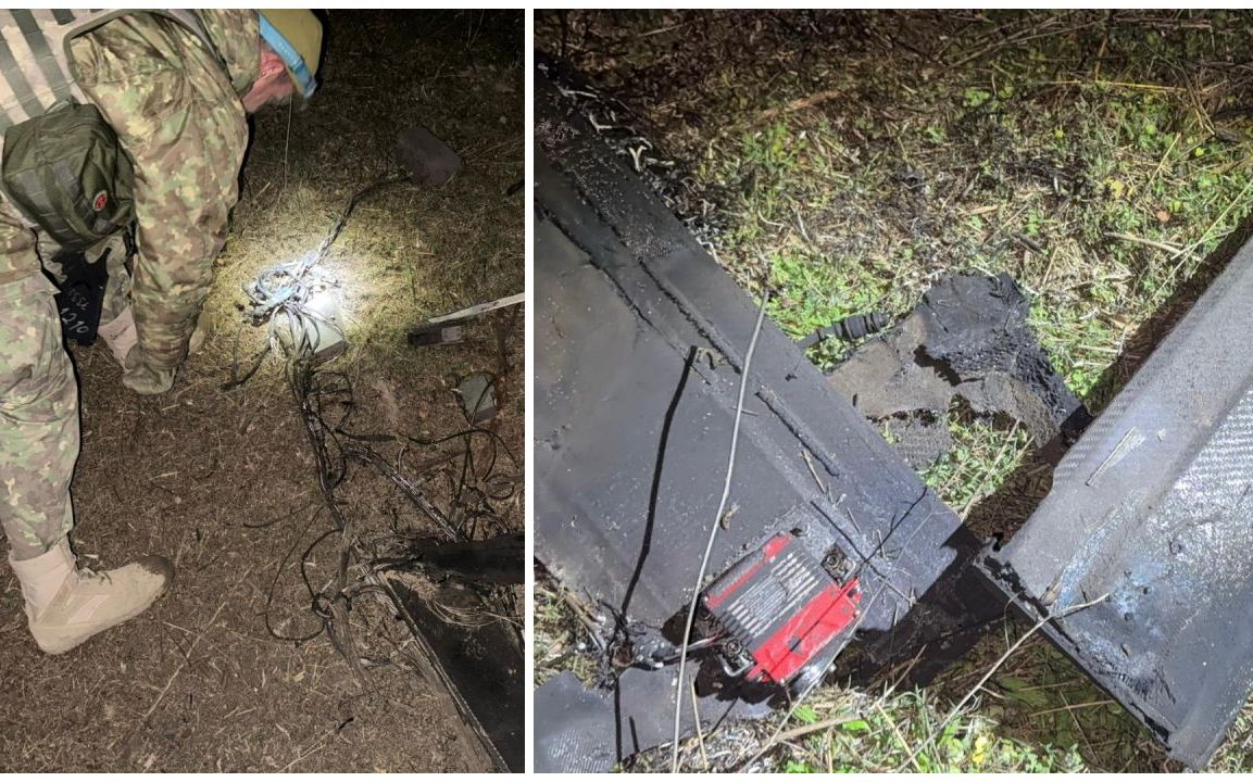 O dronă rusească s-a prăbușit în România. Primele imagini | FOTO