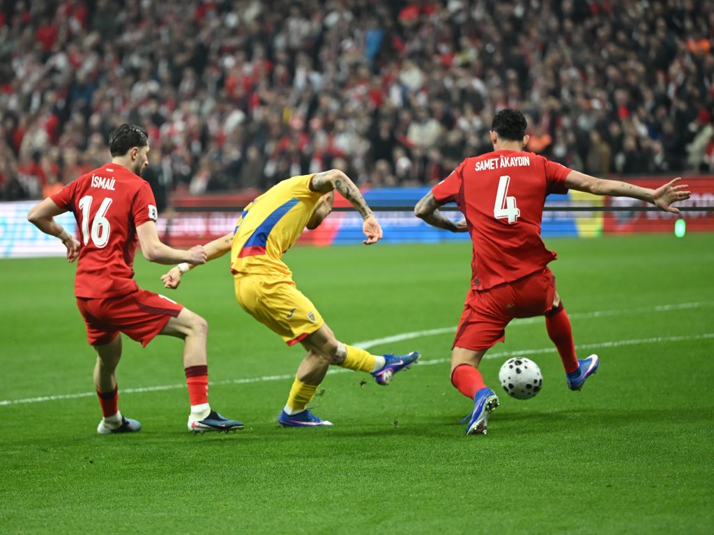 Turcia - România 0-0, ACUM. Repriză peste așteptări pentru tricolori: Ianis Hagi, cea mai mare ocazie! 6 turcia romania baraj cm 2026 25032026 6