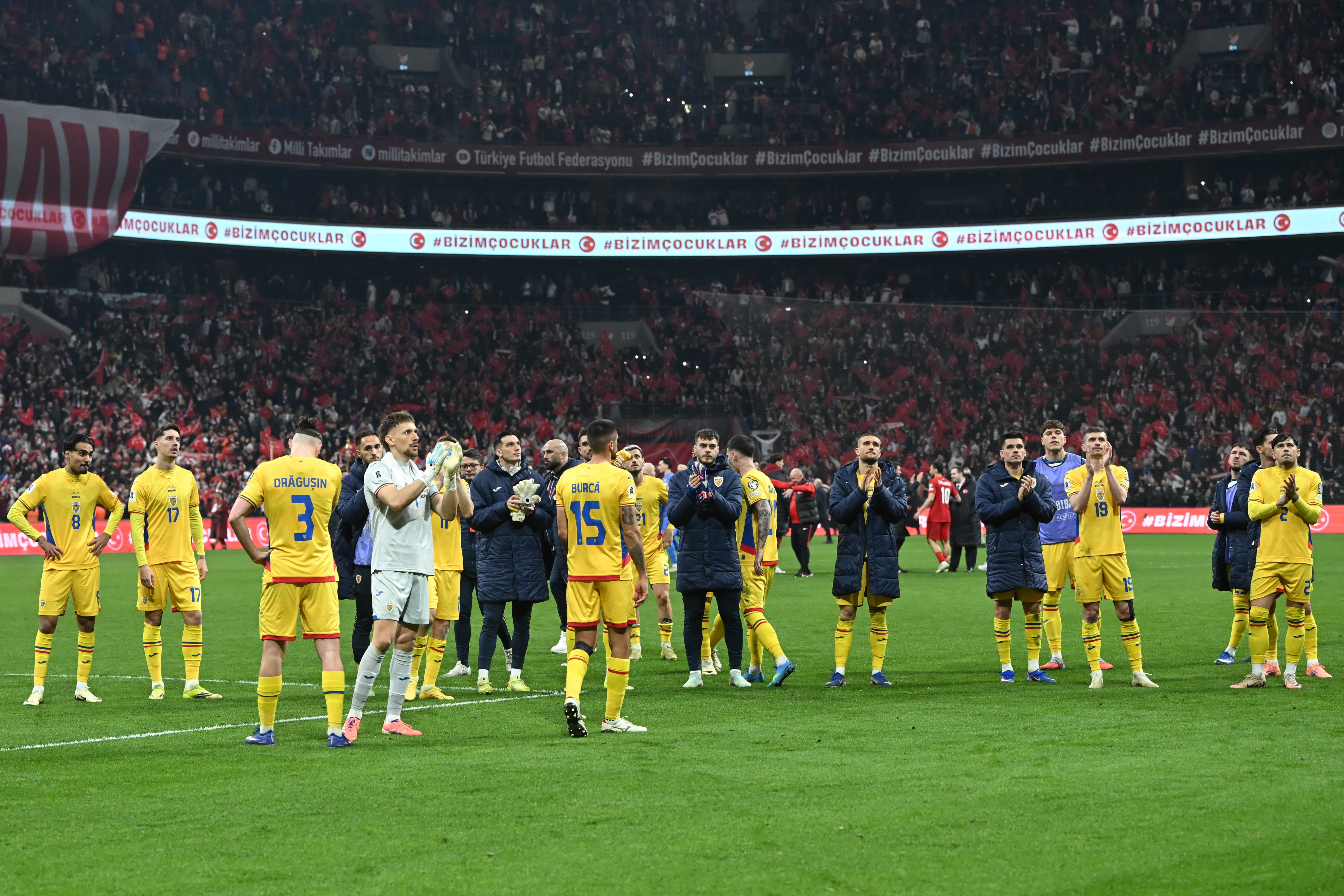 Cum le-au mulțumit tricolorii românilor după 0-1 cu Turcia