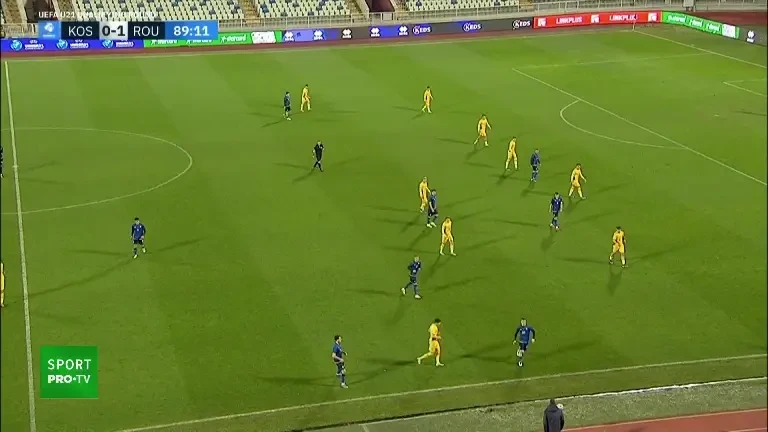 Selecționerul României U21, Costin Curelea, eliminat în meciul cu Kosovo U21