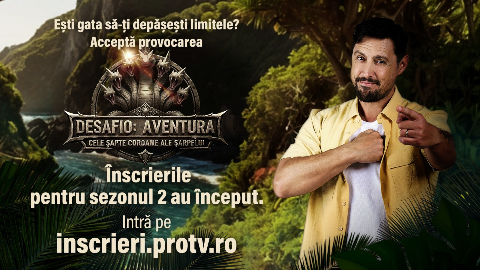 Au început înscrierile pentru sezonul 2 Desafio: Aventura! Daniel Pavel: „A sosit momentul mult așteptat”