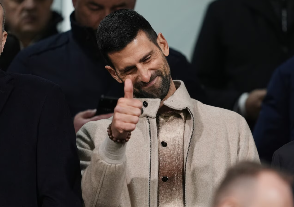 Fan AC Milan, sârbul Djokovic, tot un zâmbet când a văzut că Italia ratează și pierde calificarea la Mondial