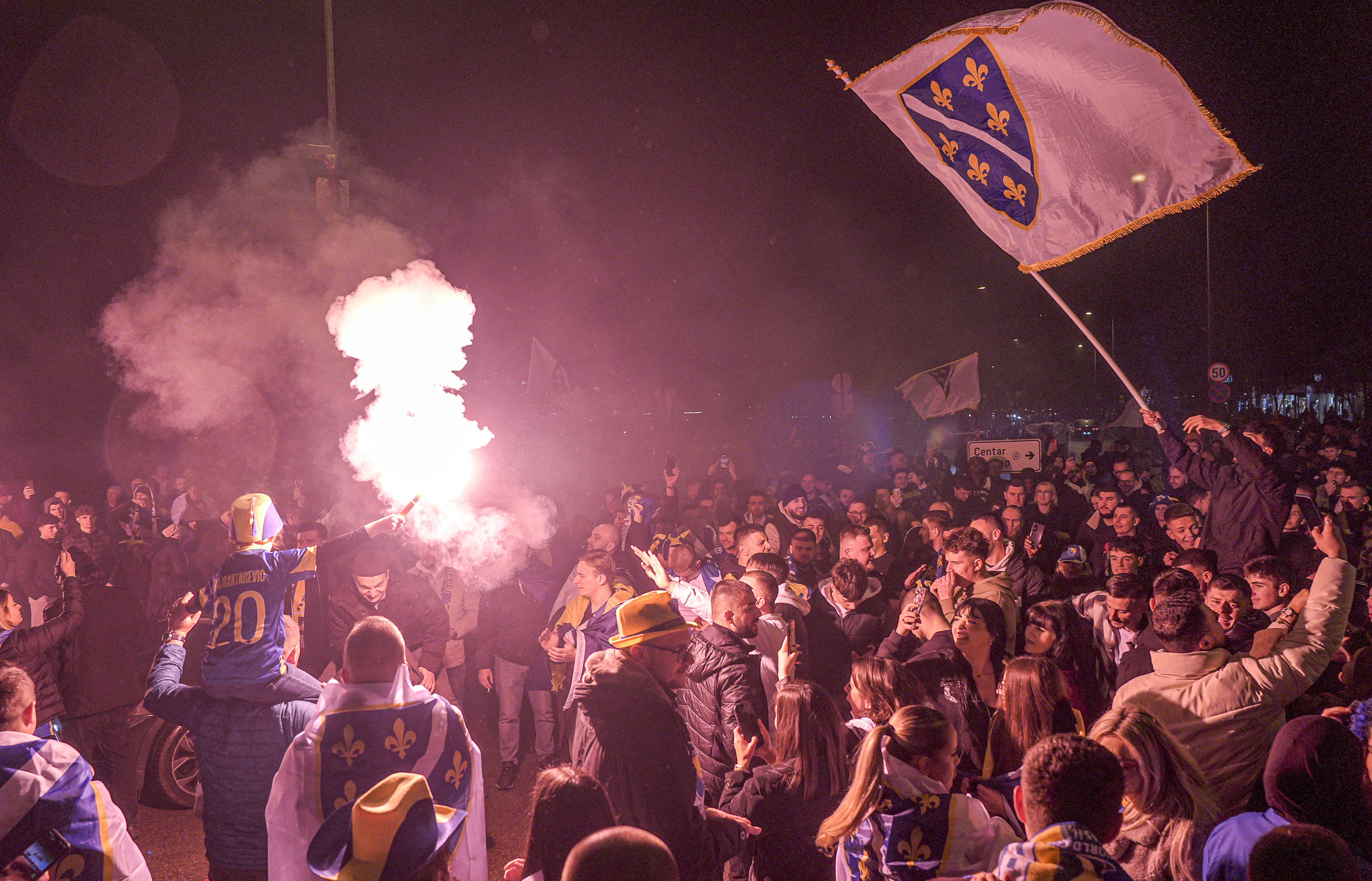 La Sarajevo, ca la Rio! Cum s-au bucurat bosniacii după calificarea la CM 2026