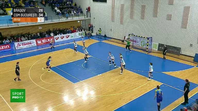 CSM București, succes crucial contra Coronei Brașov pe VOYO și Pro Arena