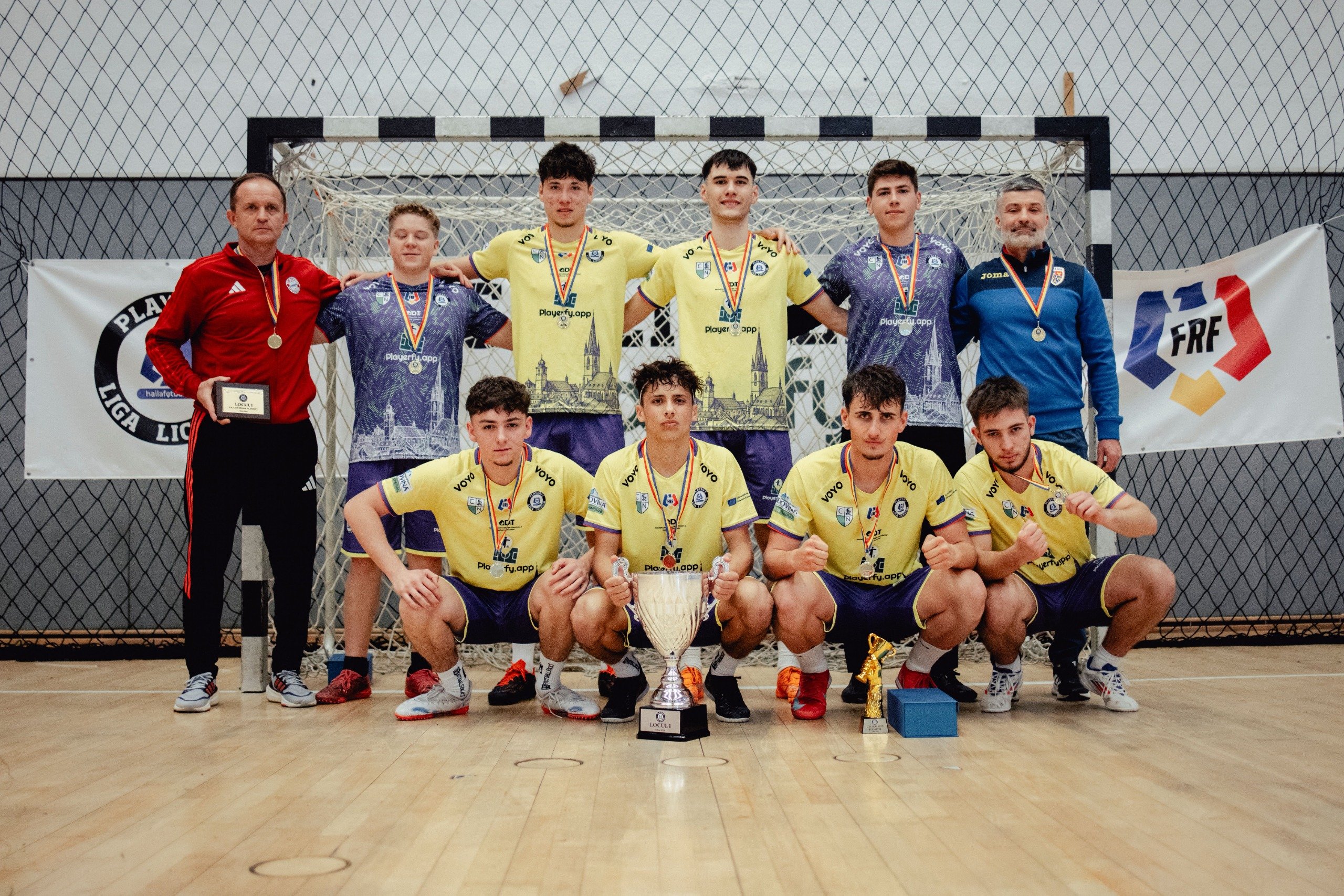 Liceul Teoretic „Constantin Noica” e campioana turneului de la Sibiu și a doua echipă calificată în Final Four-ul Ligii Liceelor Playerfy 2026