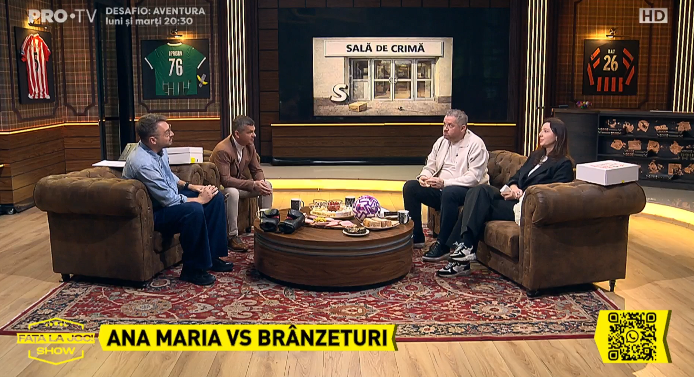 Costin Ștucan vă invită la „Fața la joc”. ACUM Pro TV și VOYO, cu Ana Maria Brânză, Cătălin Cazacu, Florin Niță și Cătălin Oprișan