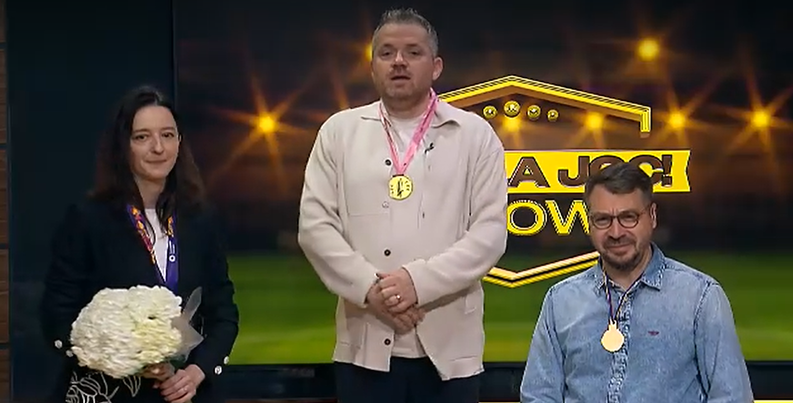 Un podium inedit: Oprișan-Ștucan-Brânză, în emisiunea „Fața la Joc”