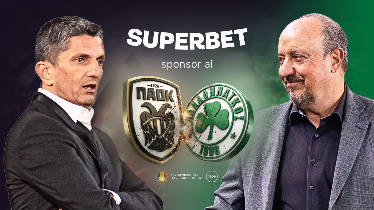 (P) Superbet, sponsor principal al lui PAOK Salonic și Panathinaikos Atena