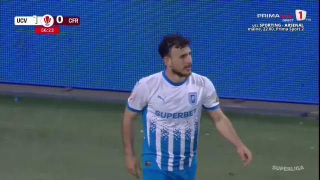 Anzor Mekvabishvili, gol fabulos în Universitatea Craiova - CFR Cluj!