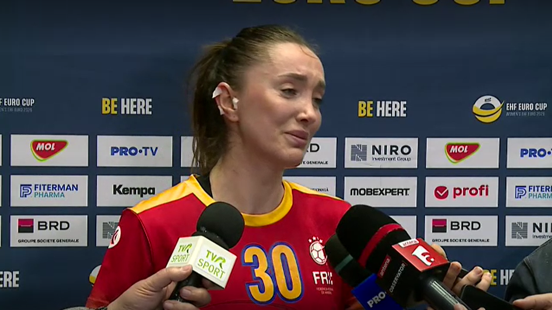 Sonia Seraficeanu, criză de plâns la interviuri după România - Norvegia 25-45: „Este un rezultat fals”