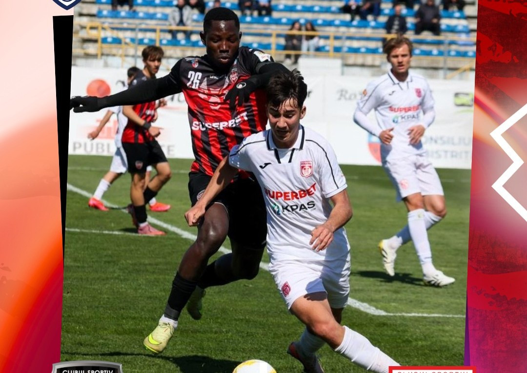 Golazo marcat de Ayan Anghel, puștiul de 16 ani de la CS Dinamo! Prima reușită la seniori pentru tricolorul din Tulcea