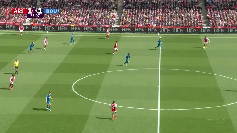 Scott marchează în Arsenal - Bournemouth, 1-2 | VOYO (11 aprilie 2026)