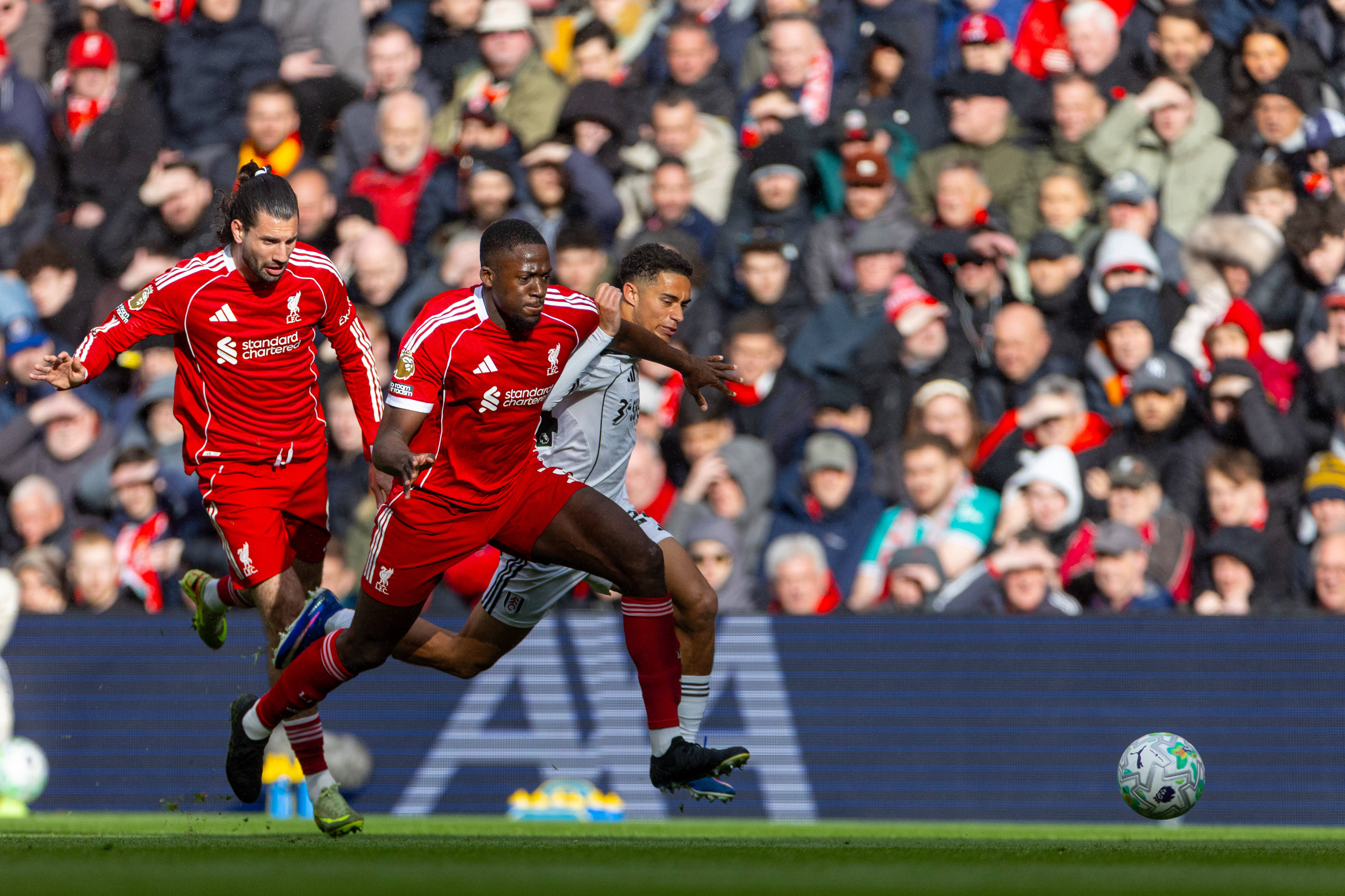 Liverpool – Fulham 2-0, în direct pe VOYO acum! „Cormoranii” domină fără drept de apel