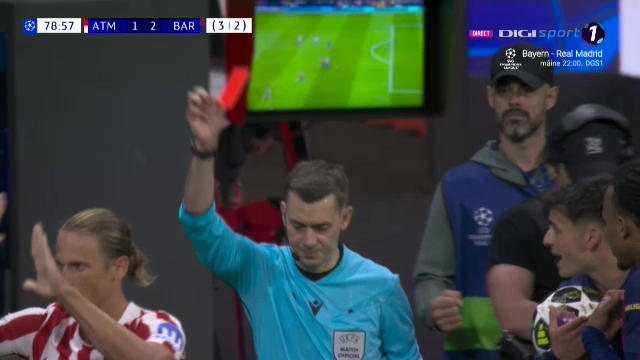 S-a repetat povestea: Barcelona cartonaș roșu în duelul cu Atletico Madrid