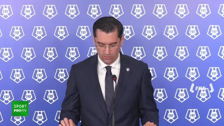 Răzvan Burleanu: „Ședința de astăzi a început cu un moment de reculegere pentru Mircea Lucescu”