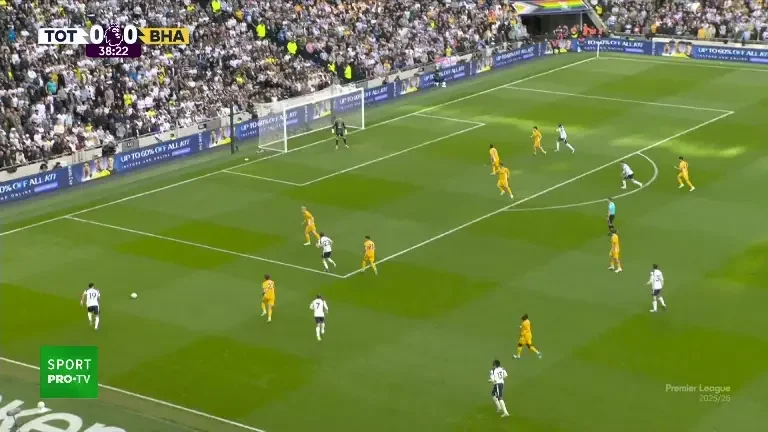 Tottenham - Brighton, VOYO: Gol Pedro Porro