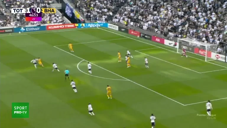 Tottenham - Brighton, VOYO: Gol Mitoma