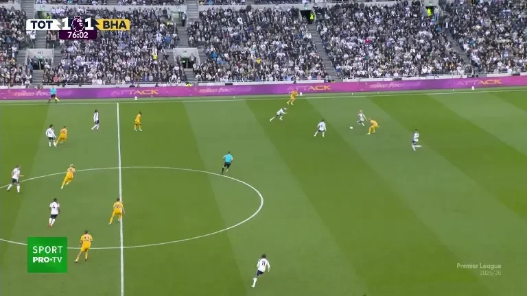 Tottenham - Brighton, VOYO: Gol Xavi Simons