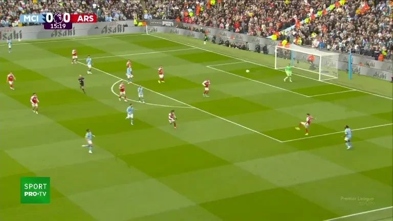 Manchester City - Arsenal | Minutul 16: GOL City!