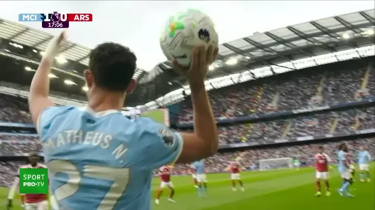 Manchester City - Arsenal | Minutul 18: GOL Arsenal!
