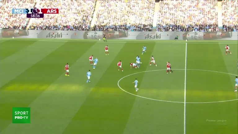 Manchester City - Arsenal | Minutul 59: Ocazie Arsenal!