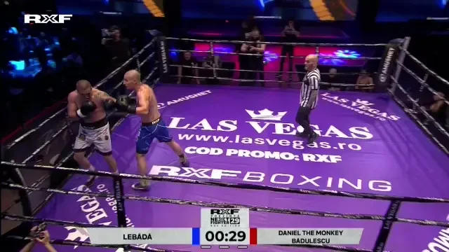 Tudor Lebădă l-a învins pe Daniel „The Monkey” Bădulescu în RXF