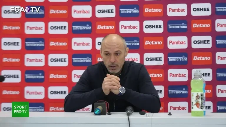 Bogdan Andone, declarații după FC Argeș - U Cluj 1-1, 4-5 d.l.d., în semifinalele Cupei României (22 aprilie 2026)