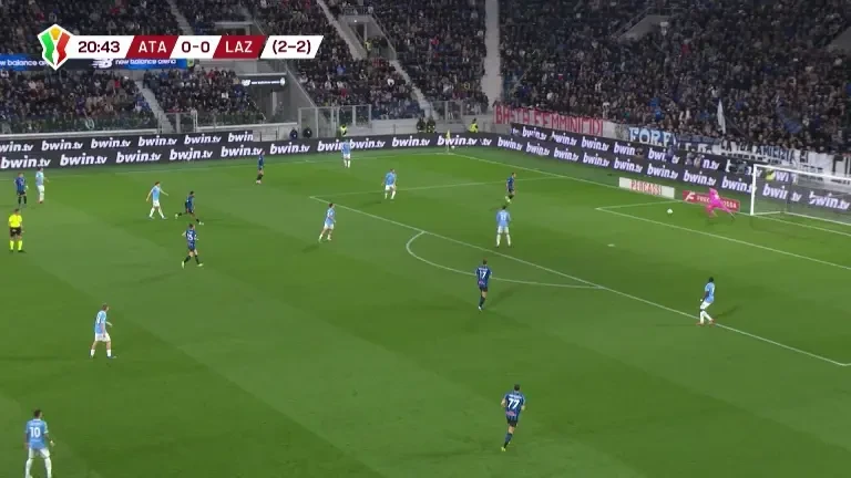Atalanta - Lazio | Minutul 21: Ocazie Atalanta!