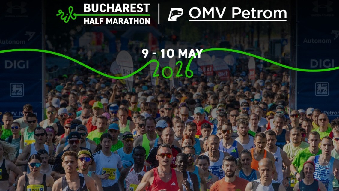 15 ani de excelență în alergare: OMV Petrom Bucharest HALF MARATHON celebrează tradiția unui eveniment cu 12.000 de alergători la start