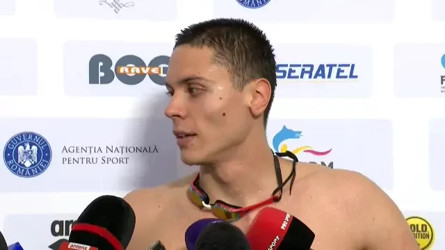 David Popovici „s-a distrat” în finala de la Campionatele Naționale: „Mă lupt cu cronometru”