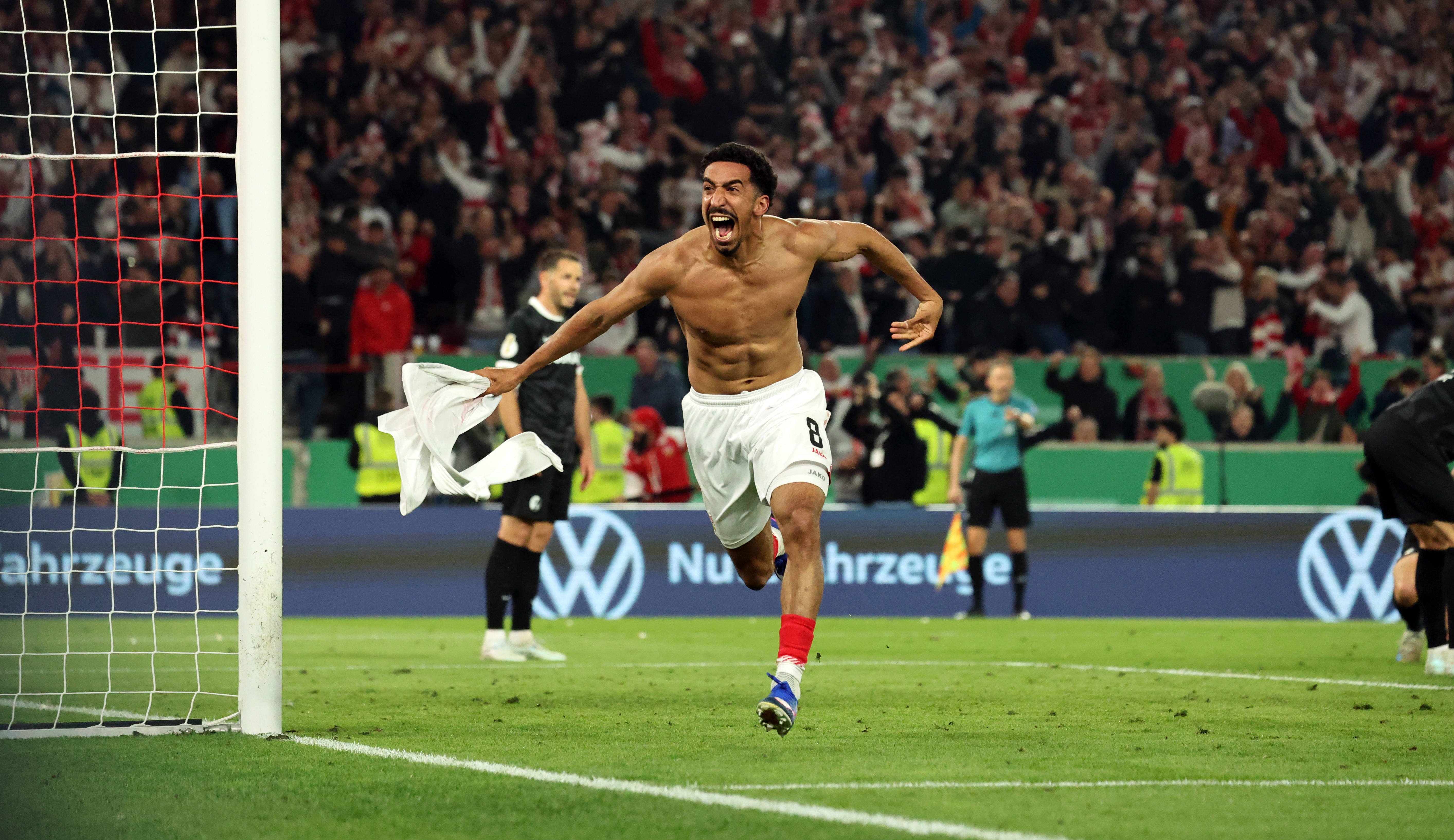 Golul calificării marcat cu călcâiul în minutul 119 și VfB Stuttgart este iar în finala Cupei!